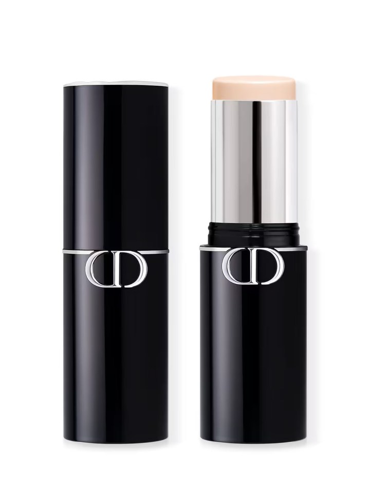 Matte foundation stick in black packaging.