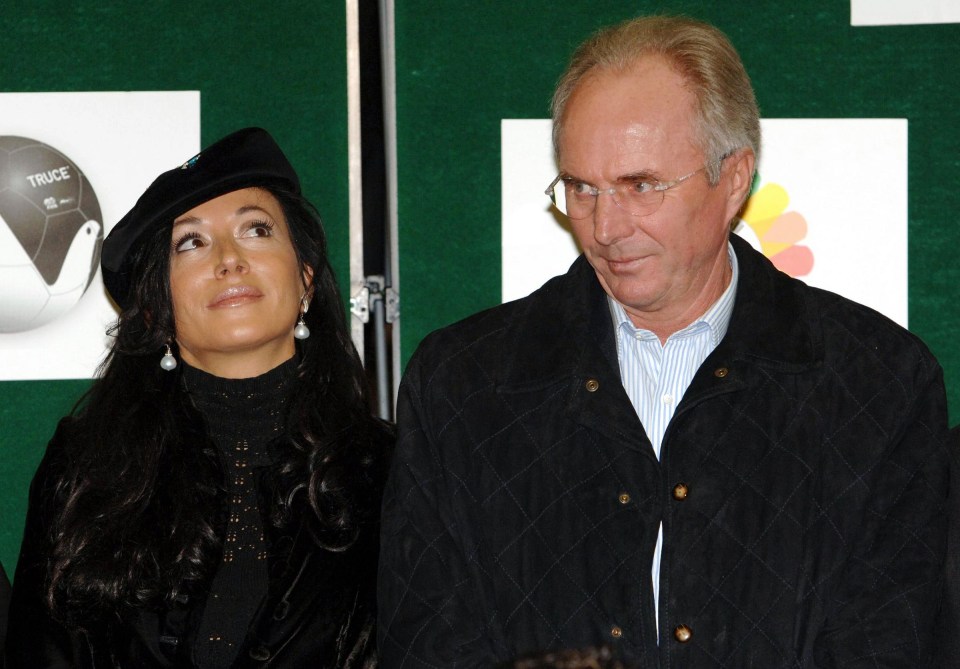 Sven-Goran Eriksson and Nancy Dell'Olio.