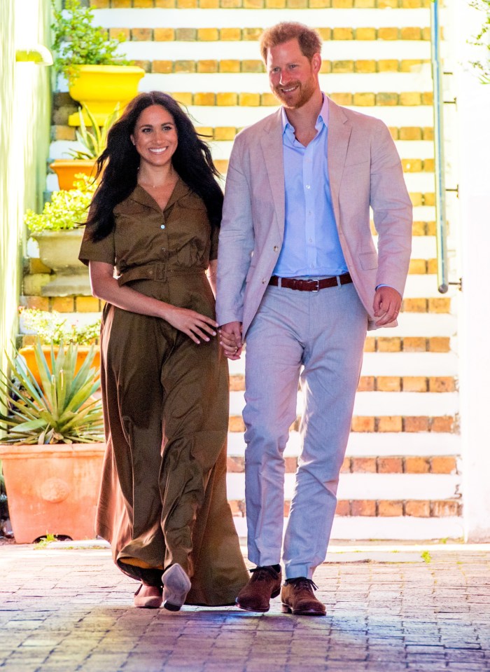 The Duke and Duchess of Sussex, Prince Harry and Meghan Markle walking together