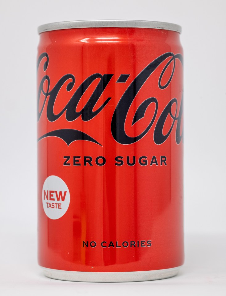 Coca-Cola Zero Sugar can.