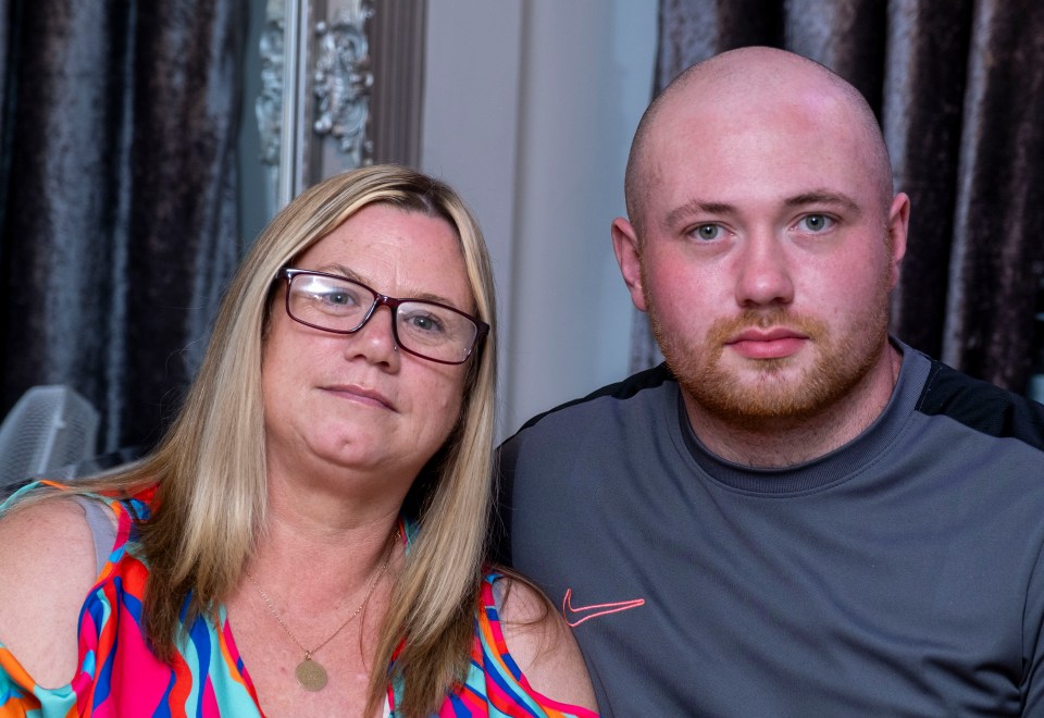 Carol Hendry and her son Dylan.