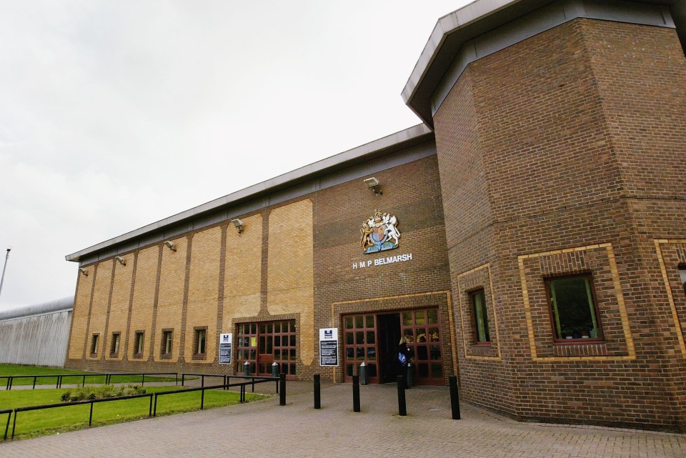 Exterior view of Belmarsh high security prison.