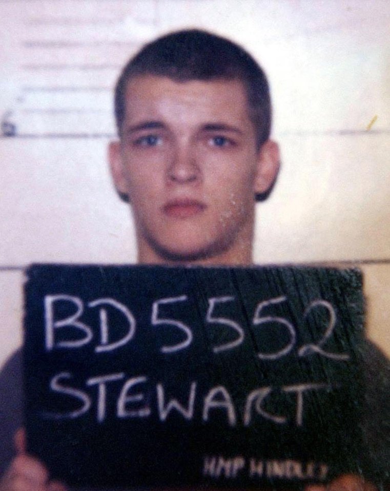 Mugshot of Robert Stewart, BD5552.