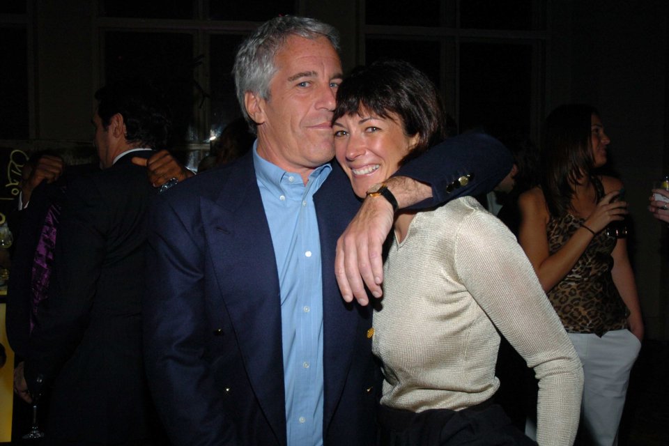 Jeffrey Epstein and Ghislaine Maxwell at a Wall Street concert.