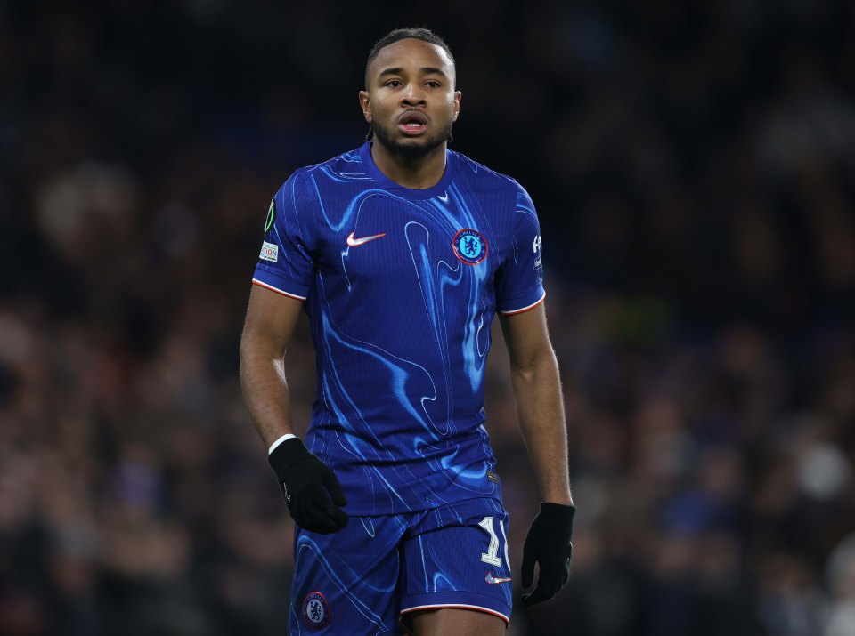 Christopher Nkunku of Chelsea FC during a soccer match.