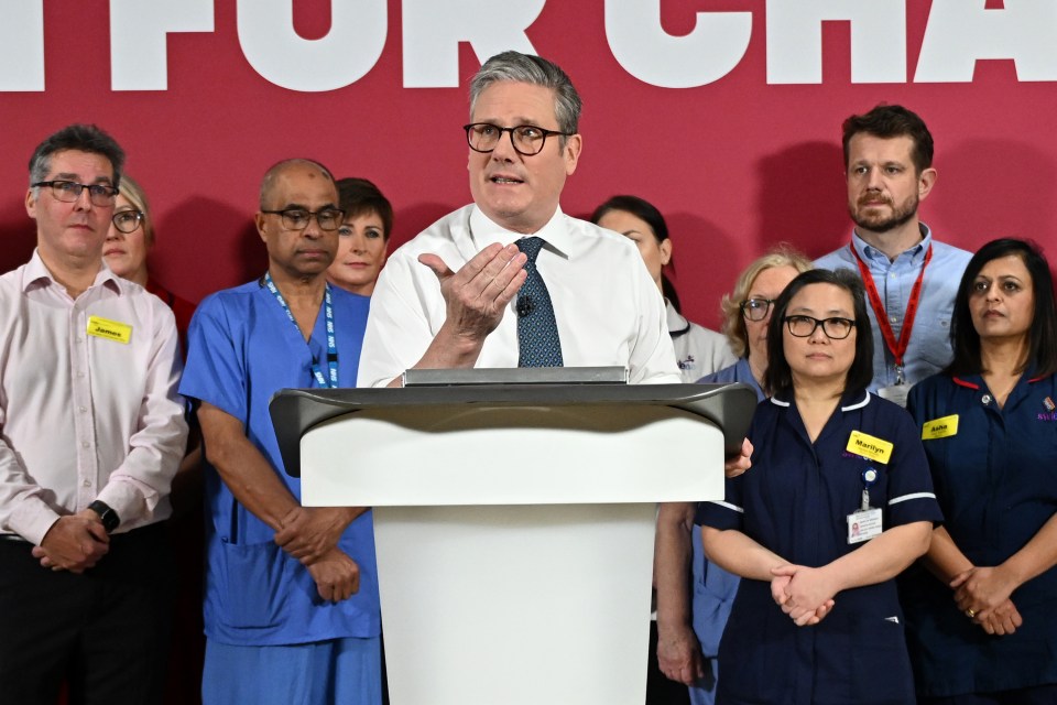 Keir Starmer says the NHS must work hand in glove with the private sector to slash waiting times