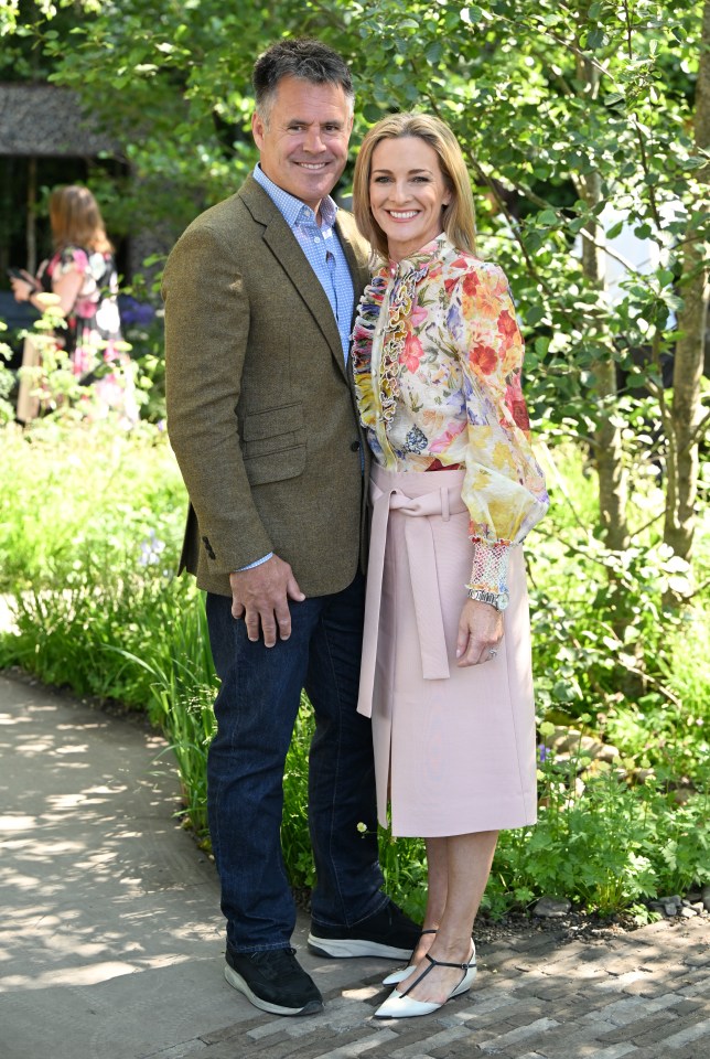 Kenny and Gabby Logan at the RHS Chelsea Flower Show.