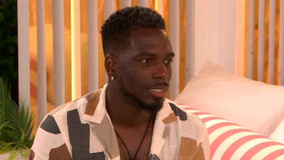 Marcel Somerville on Love Island: All Stars.