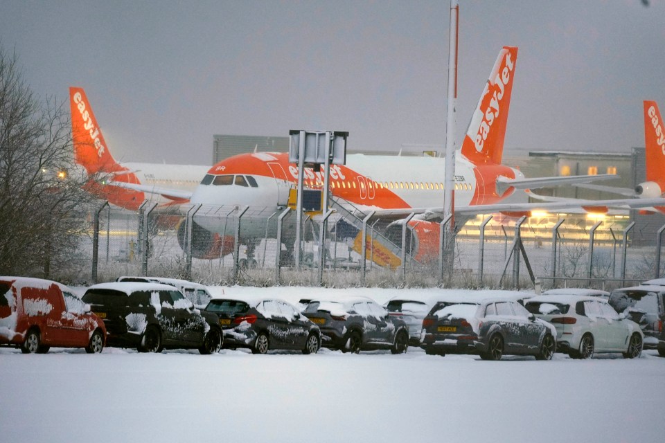 Snow sparked delays and cancellations at major UK airports