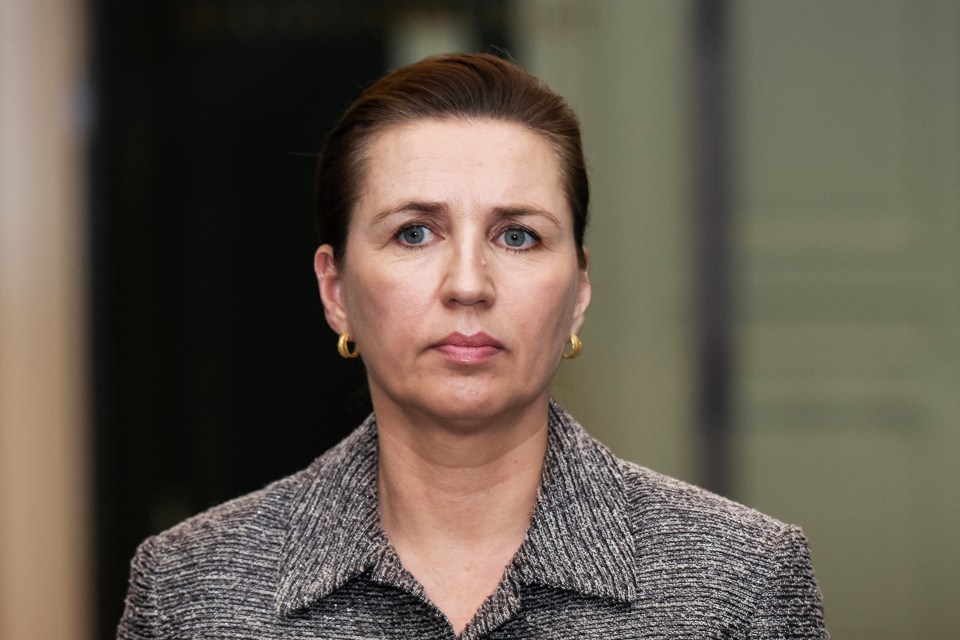 Headshot of Mette Frederiksen, Prime Minister of Denmark.