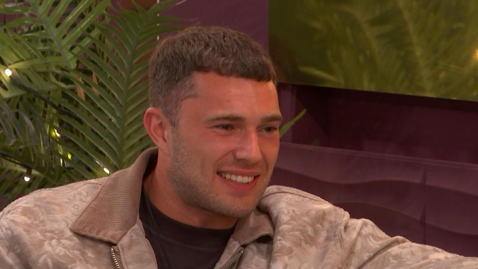 Curtis Pritchard on Love Island: All Stars.