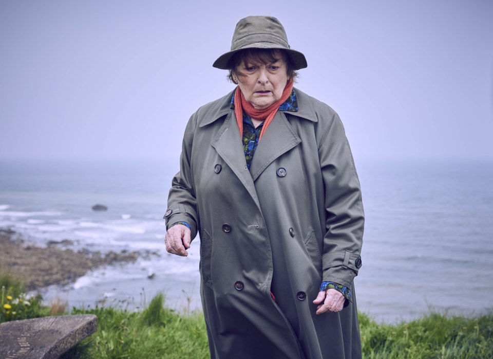 Brenda Blethyn as DCI Vera Stanhope in the ITV crime drama, *Vera*.