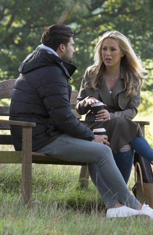 Dan Edgar and Kate Wright meeting for coffee.