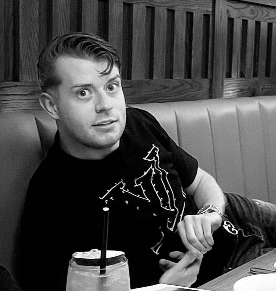 Black and white photo of Oliver White, a shop assistant who was found dead after a robbery.