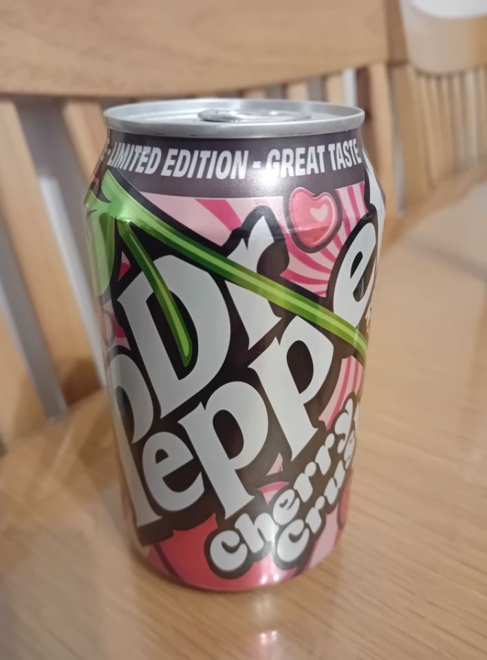 Dr Pepper Cherry Crush limited edition can.