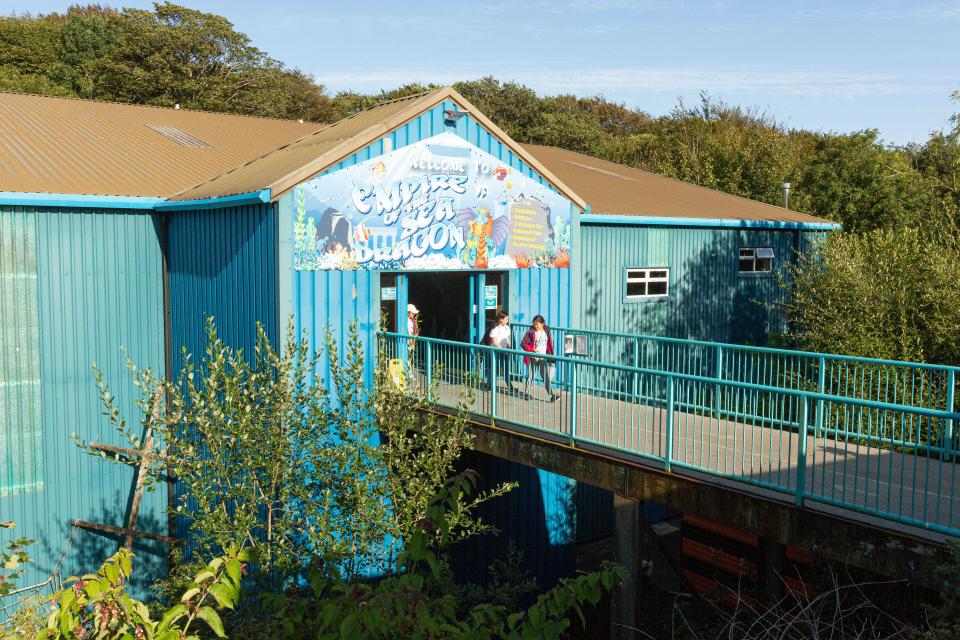 Entrance to the Empire of the Sea Dragon theme park.