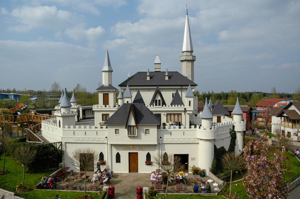 Castle Food Hall at Gulliver's Land Theme Park.