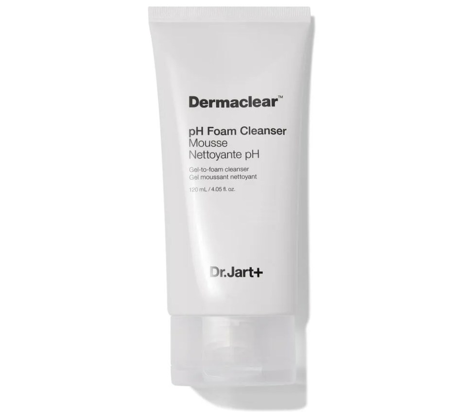 Dr.Jart+ Dermaclear pH Foam Cleanser tube.