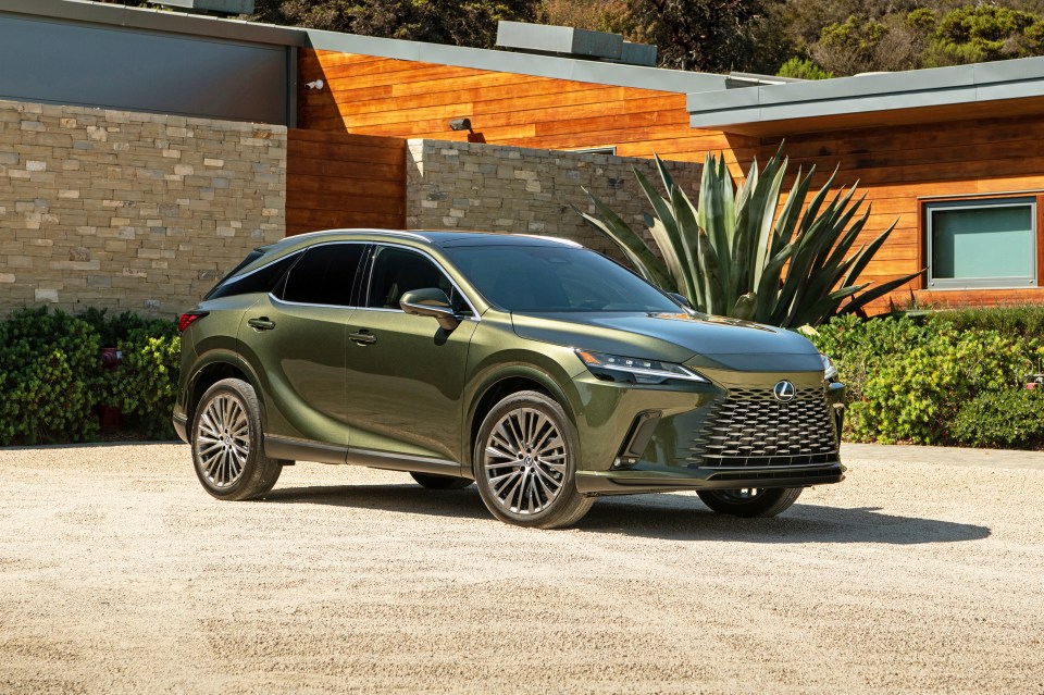 2023 Lexus RX 350h hybrid SUV.