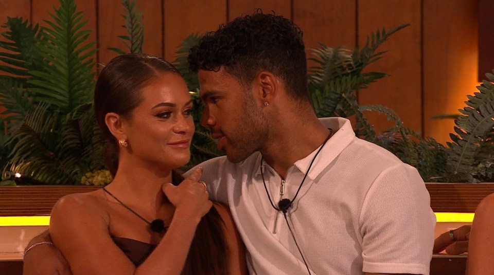 Editorial Use Only. No Merchandising. No Commercial Use Mandatory Credit: Photo by ITV/Shutterstock (13781514ac) Olivia Hawkins and Maxwell Samuda 'Love Island' TV show, Series 9, Episode 40, South Africa - 24 Feb 2023 Two New Bombshells Arrive and Start Dating Shaq and Tanya Come to an Agreement Rosie and Keanan Enter the Villa Casey and Rosie Catch Up Islanders Are Shocked by an Unexpected Text