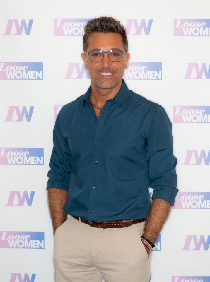 Gino D'Acampo at the Loose Women TV show.