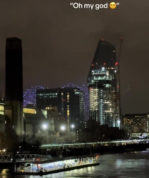 Standing on Southwark bridge, they could barely see anything behind the skyscrapers