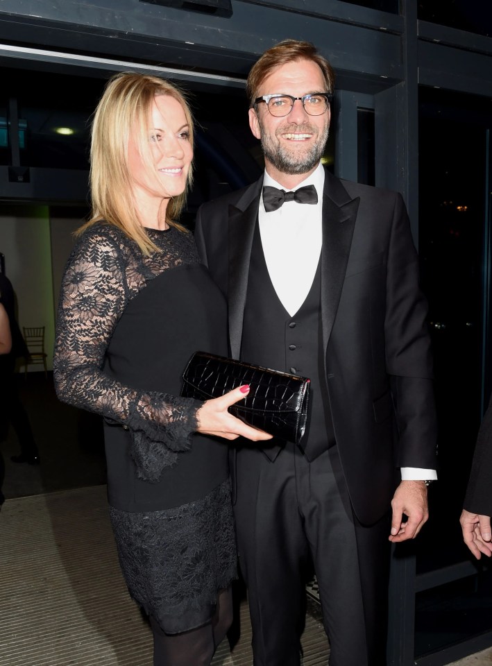 Jurgen Klopp and his wife Ulla Sandrock at a charity event.