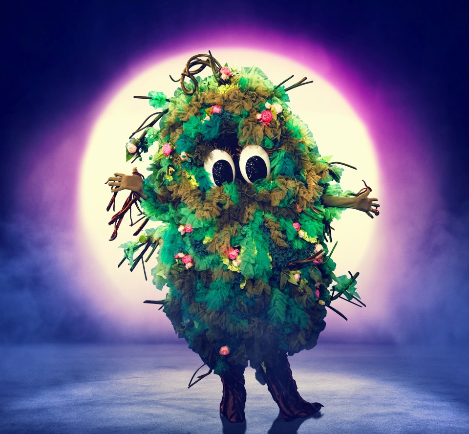 Bush costume from The Masked Singer.