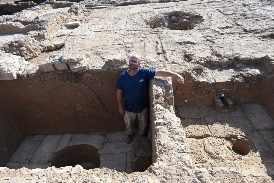 A winepress was also discovered during the excavation