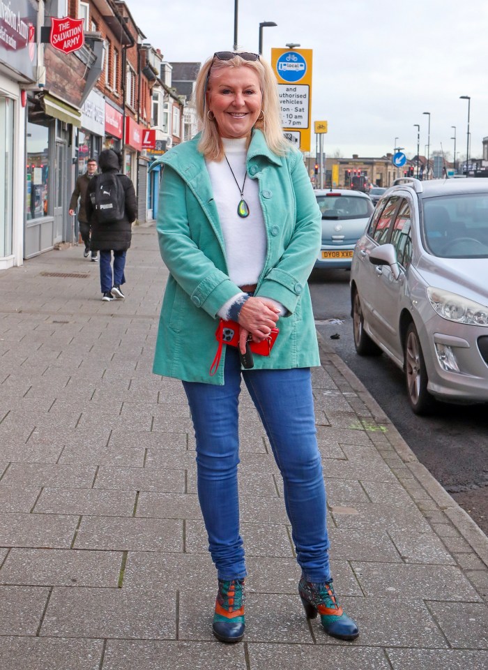 Woman on street in Southampton, UK, commenting on a new car ban.