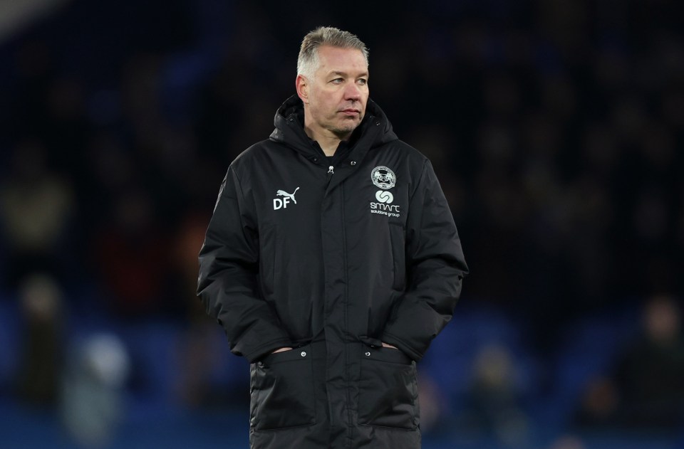 Darren Ferguson, manager of Peterborough United.