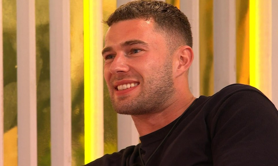 Curtis Pritchard on Love Island: All Stars.