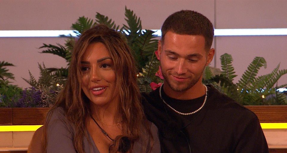 Tanyel and Ron from Love Island.