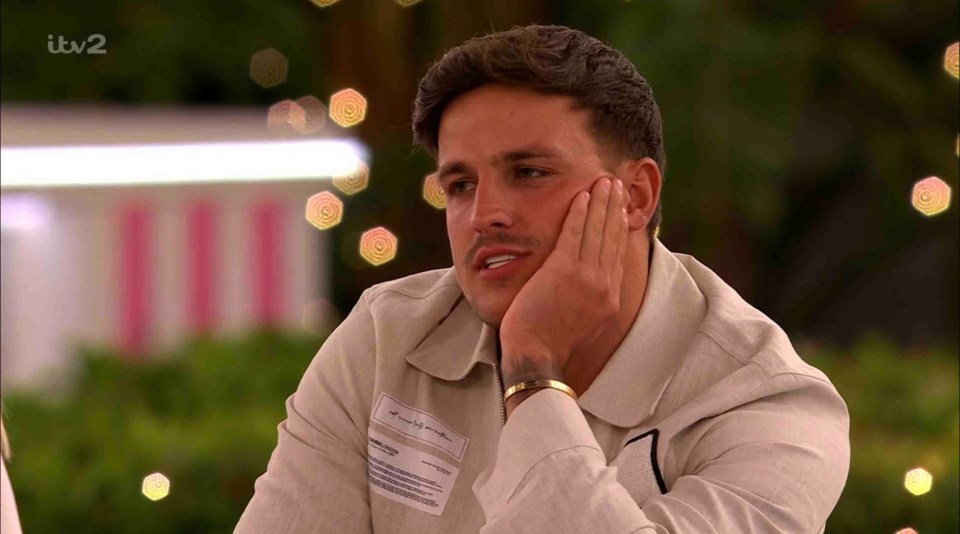 Luca Bish from ITV2's Love Island All Stars.