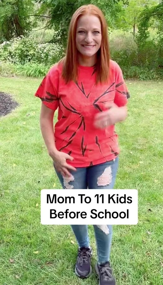 Mom of 11 kids before school.