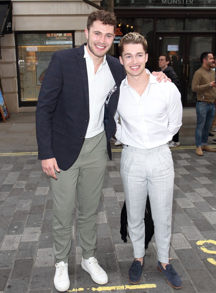 AJ and Curtis Pritchard at the Grand Prix Ball.