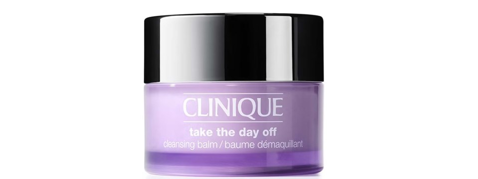 Clinique Take the Day Off Cleansing Balm jar.