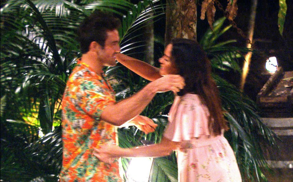 Spencer Matthews and Vicky Pattison in the Australian jungle.