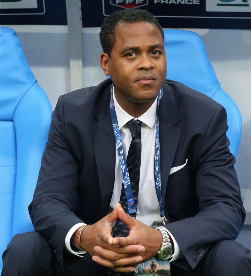 Patrick Kluivert of Paris Saint-Germain at the French Cup Final.