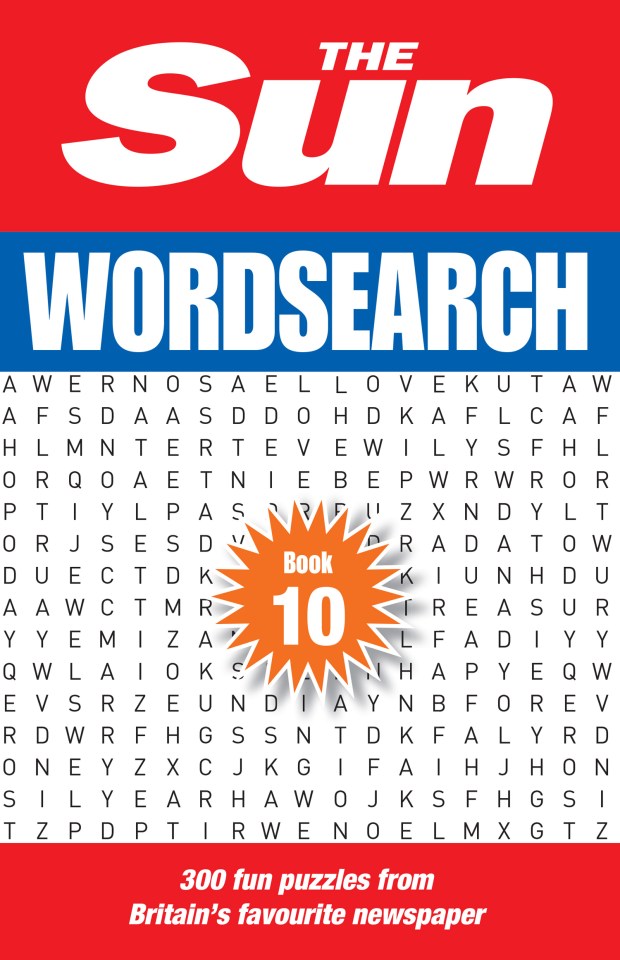 The Sun newspaper word search book 10: 300 puzzles.