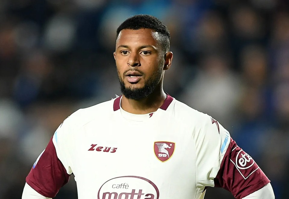 Lys Mousset of US Salernitana during a Serie A match.