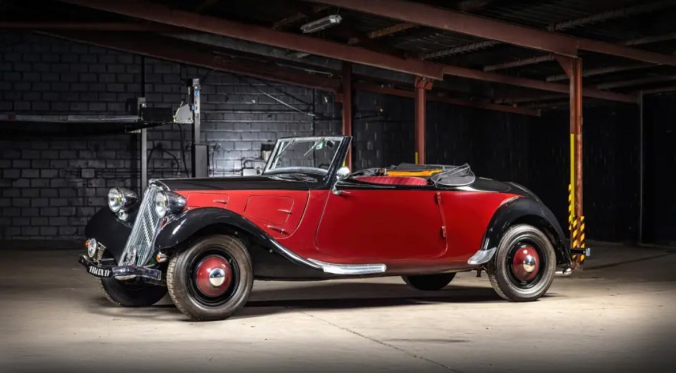 BNPS.co.uk (01202 558833) Pic: RMSotheby's/BNPS Pictured: 1934 Citroën 7B Traction Avant Cabriolet with an estimate of £100,000. A remarkable single owner collection of 73 supercars is tipped to sell for a staggering £13m. The epic collection includes 36 Porsches, six Aston Martins, six Alfa Romeos, four Ferraris, three Bentleys, three Lamborghinis and two Bugattis. There are also Lancias, Buicks, Citroens, Renaults, BMWs, Maseratis, Shelbys and Jensens.