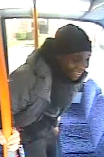 CCTV image of Colin Chabikwa on a bus.