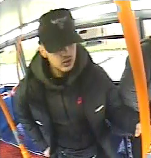 CCTV image of Mosawar Zazi on a bus.