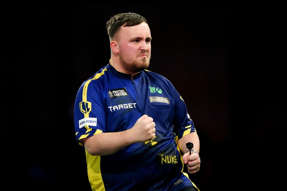 File photo dated 03-01-2025 of Luke Littler. Phil Taylor has backed Luke Littler to break his record of 16 world titles but says the 17-year-old will have to overcome "Man Utd syndrome" to do it. Issue date: Wednesday January 15, 2025. PA Photo. See PA story DARTS Taylor. Photo credit should read Zac Goodwin/PA Wire.