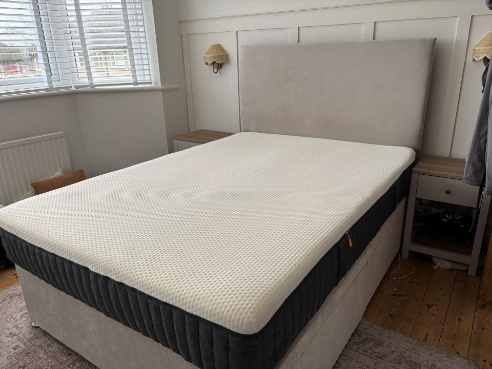 Emma Nextgen Premium Plus mattress on a bed.