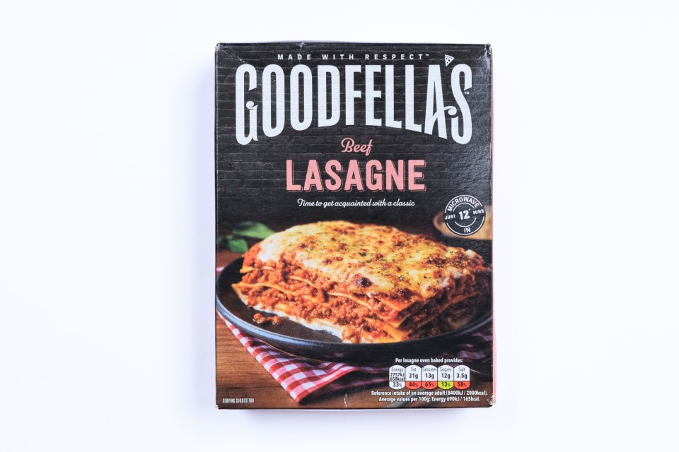 Ready made Lasagne with Lynsey Hope, photographed by Oliver Dixon for Sun Features - 7 Jan 2025.Photo shows Goodfellas