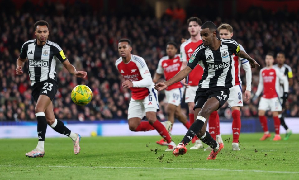 Alexander Isak opened the scoring for Newcastle before Anthony Gordon doubled their lead