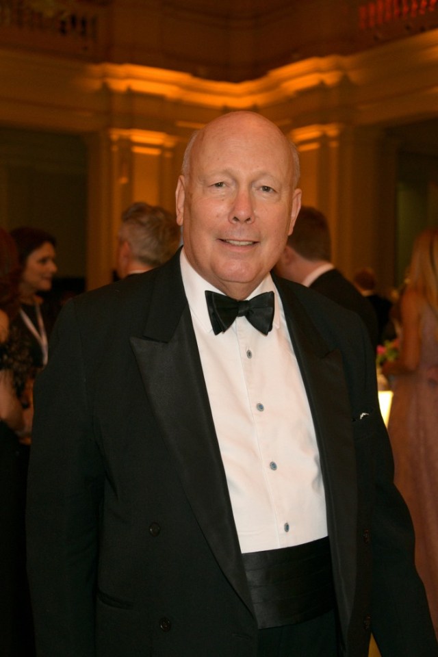 Julian Fellowes at the 4th Sugarplum Dinner.