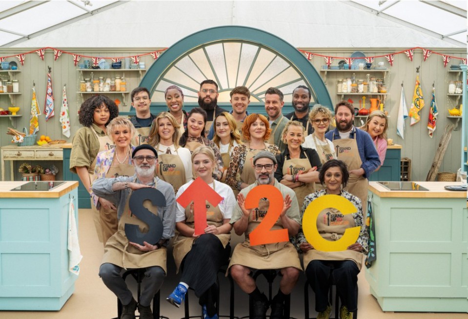 The Great British Bake Off contestants for Stand Up To Cancer 2024.